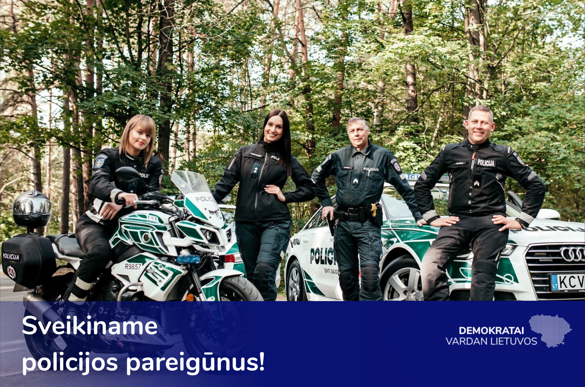 Sveikiname šalies pareigūnus Angelų sargų dienos – Lietuvos policijos profesinės šventės proga