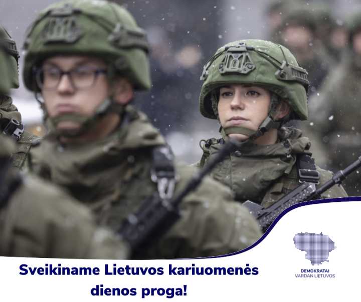 Sveikiname Lietuvos kariuomenės dienos proga!